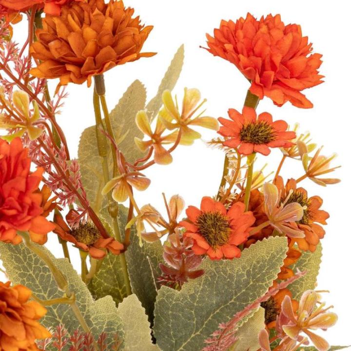 Atmosphera - Künstlicher herbststrauß Pery h33cm - orange