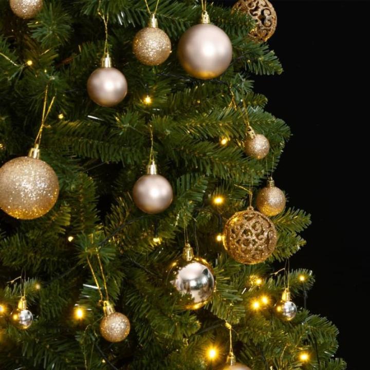 Künstlicher Weihnachtsbaum, Tannenbaum, Christbaum mit Metallständer, Weihnachtsdeko Kunstbaum, 300 LEDs 300 cm