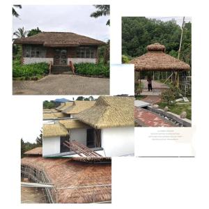 Palm Thatch Läufer Roll künstliche Thatch Fliese Kunststoff Thatch künstliche für Park Seaside Scenic Spot Dekoration Stroh Dach Traufe Fake Thatch Bauernhaus Dachdekoration St