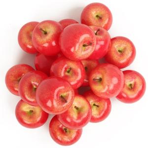 Künstliche Äpfel, künstliche Äpfel, dekorative Äpfel, lebensechte Äpfel, realistische künstliche Früchte für Zuhause, Küche, Party und Weihnachtsdekoration, dekorative Ä