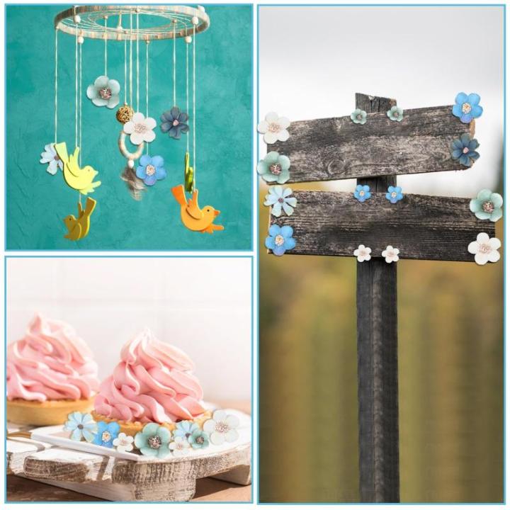 80 stuks , kunstmadeliefjes, 2 maten , mini- voor bruiloft, thuis, doe-het-zelf scrapbook-slinger, feestdecoratie (7 kleuren