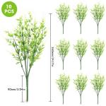 Kunstplanten, bloemen, in pot, net echt uv-bestendig, 10 bundels , , balkonplanten, struiken, decoratie, kunstbloem, lavendel voor tafel, huis, tuin, decoratie