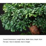 Künstlicher Bonsai-Baum Bonsai-Baum, künstlicher Wacholder-Bonsai, künstlicher Bonsai-Baum, Dekor, Schreibtischpflanzen for Zuhause, Büro, Vitrine, Innendekoration, Desktop-Dis