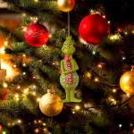 Kerstdecoratie, acryl, kerstboomversiering, groen, schattig, hangende ornamenten, kerstdecoratie, kerstversiering, feestdecoratie voor kerstfeest