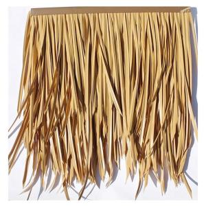 Strodak Kunstmatig Nep Stro Nep Stro Kunstmatige Strotegel Plastic Stro Duurzaam Polyester Synthetisch Plastic Materiaal Stro Palm Stro (Maat: 2 stuks) (Kleur: Geel d, SI