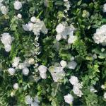 Rose Simulation Blumen Wand Hintergrund Wand, Künstliche Wand Blumen Hintergrund 3D Seide Hortensie Blumen Panel Für Foto Hintergrund Home Party Hochzeit Hintergrund Dekoration(1
