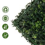 Plantenwand, , wandplanten, 50 x 50 cm, decoratie voor muur/balkon/tuin, boxwood
