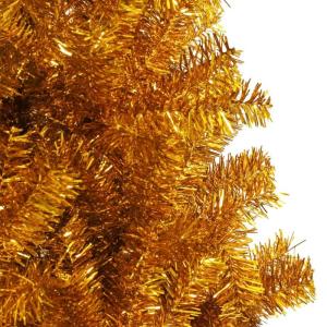 Christbaum künstlich,USB Weihnachtsbaum,Tannenbaum,Künstlicher Weihnachtsbaum mit Ständer Golden 180 cm PETchristmas Tree,Weihnachtsbaum mit Beleuchtung,