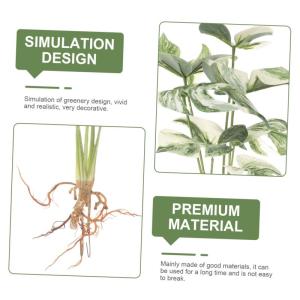 dekorative Kunstpflanze bücherregal Dekoration buchregal Dekoration künstliches Pflanzendekor kleine Kunstpflanze Baum Monstera-Dekor für den Haushalt künstliche Monstera-Pflan