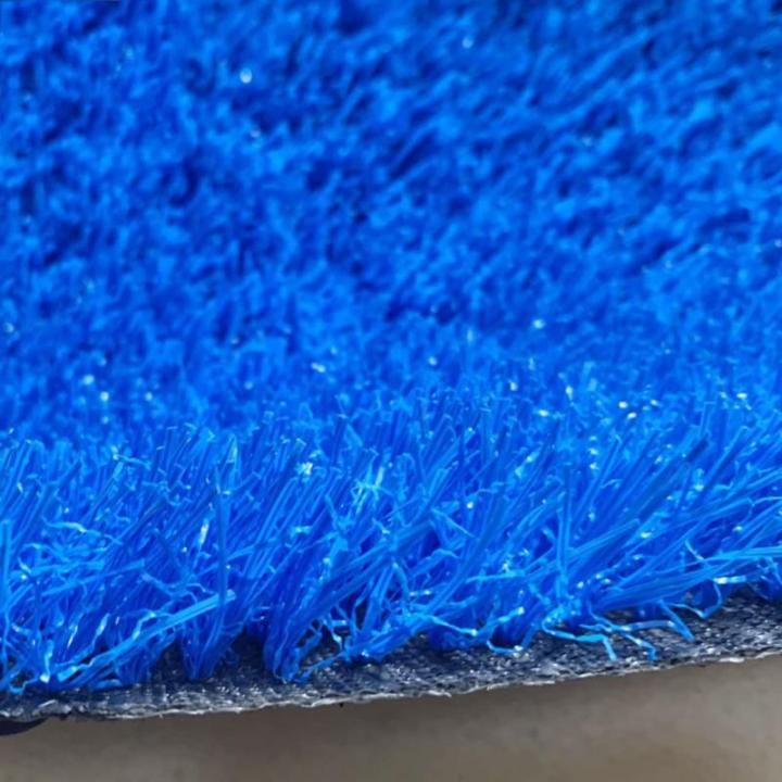 Kunstrasen 78,7 Zoll Blauer Kunstrasen, Grasstärke 20 mm, Dicker Synthetischer Rasenbalkonteppich, Perfekt für den Innen- und Außenbereich, Kunstrasenteppich (Größe: 2 x 2 m)