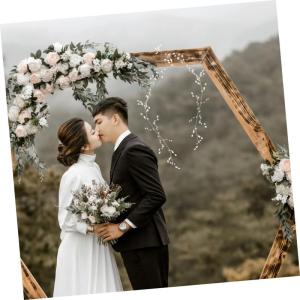 2 Stück Kristallperlen DIY Zubehör Künstlicher Blumenzweig Acrylzweig Acryl Blumenpflanze Hochzeitspflanze Blütenknospe Hochzeit DIY Hochzeit Heimdekoration
