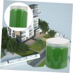 2 Stück 1 Moosrasenpulver hochzeitsdeko kunstpflanze falsches grünes Moos Büschel-Geländemodell künstliche Pflanzen Modelle Simulation Rasendekor Nylon-Rasenpulver mischen Zub