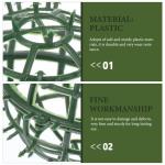 5 stuks kunststof bloemen balstandaard vorm gesneden bloemenrek houder kamerplanten slinger frame voor bloemballen bruiloft ornament Kerstmis grasbal