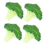 16 STK Simulierter Blumenkohl Gefälschte Gemüsespielzeuge Simulierter Grüner Brokkoli Realistische Brokkoli-Requisiten Lebensechtes Gemüse Künstliches Gemüse Brokkoli PVC Gre