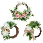 Frühling Sommer Sonnenblumen Rose Kranz Handgemachte Künstliche Girlande für Front Tür Wand Hochzeit Party Decor