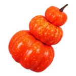 4 Stück Schaumkürbis Gestapeltes Kürbisdekor Kürbisse Im Herbst Ernten Kürbis Im Herbst Lebensechte Thanksgiving-kürbisse Simuliertes Kürbismodell Halloween-kürbis-Ornament