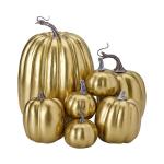 Herbstkürbisse, 7 Stück Künstliche Kürbisse, Schaumstoff, Herbstkürbis für Ernte, Herbs_t, Tisch, Zuhause, Garten, Erntedankfest, Halloween, Party-Dekoration
