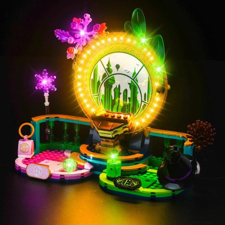 Led-lichtset compatibel met Lego Elphaba & Glinda figuren 75682 (geen model), decoratieve verlichtingsset compatibel met Elphaba & Glinda figuren, creatief speelgoed