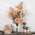 , kunstplanten, kunsthortensia's, zijden bloemen, voor bloemstukken, boeketten, decoratie voor thuis, bruiloft, tuinfeest, oranje