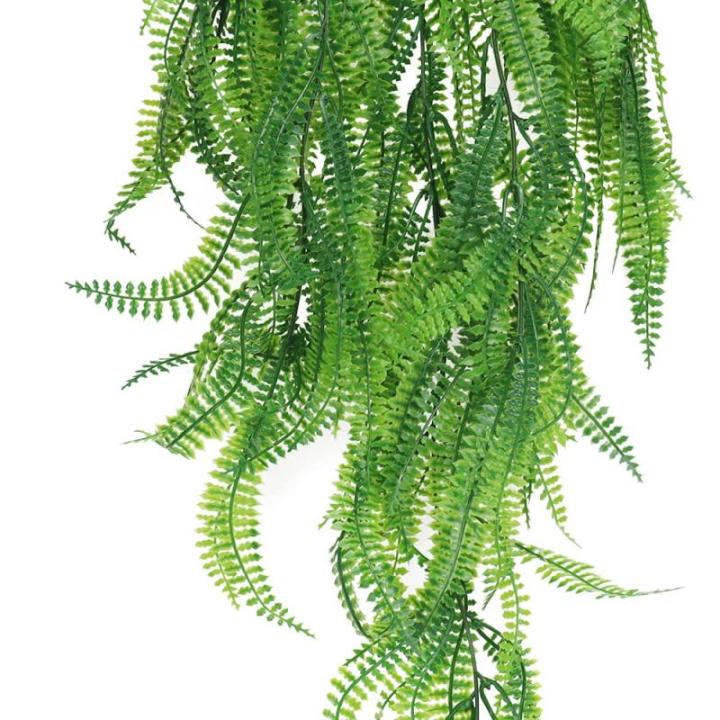 2 stuks kunsthangplanten, 80 cm, nepkunstklimopranken, groene hangplant voor huis, tuin, esthetische decoratie