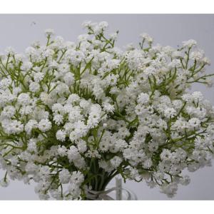 Kunstmatige sluierkruid, 12 witte boeketten kunstgypsophila boeketten bloemenarrangement decoratie