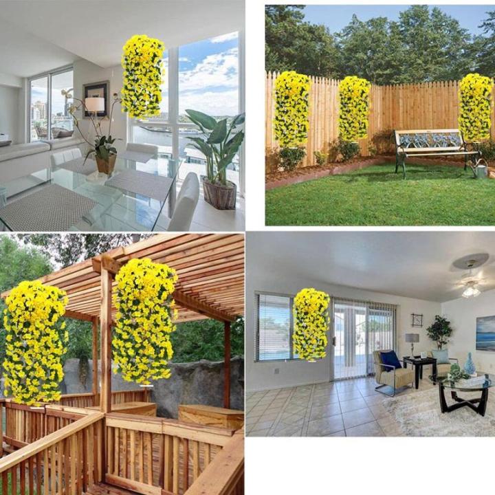 , Wisteria Slinger - 2 stuks Kunstbloem Wijnstok 90cm nep Blauweregen Hangende Wijnstok Bloem Wijnstok Sebruikt voor Feest Thuis Bruiloft DIY Opknoping Deco Huis Tuin feest Decor
