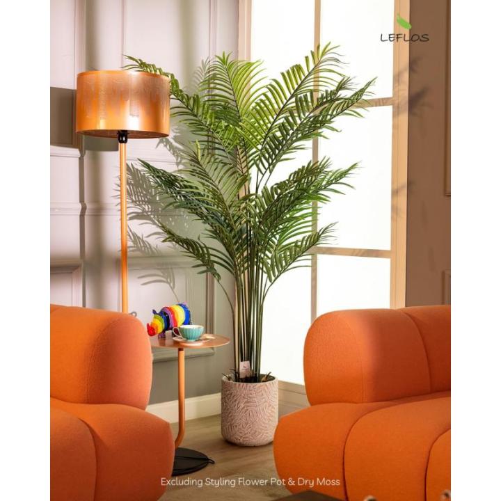 150cm künstliche Dypsis Lutescens Palme, Pflanzen nur für den Innenbereich mit 13 abnehmbaren Stämmen, deko für Büro, Laden, Wohnung und Party