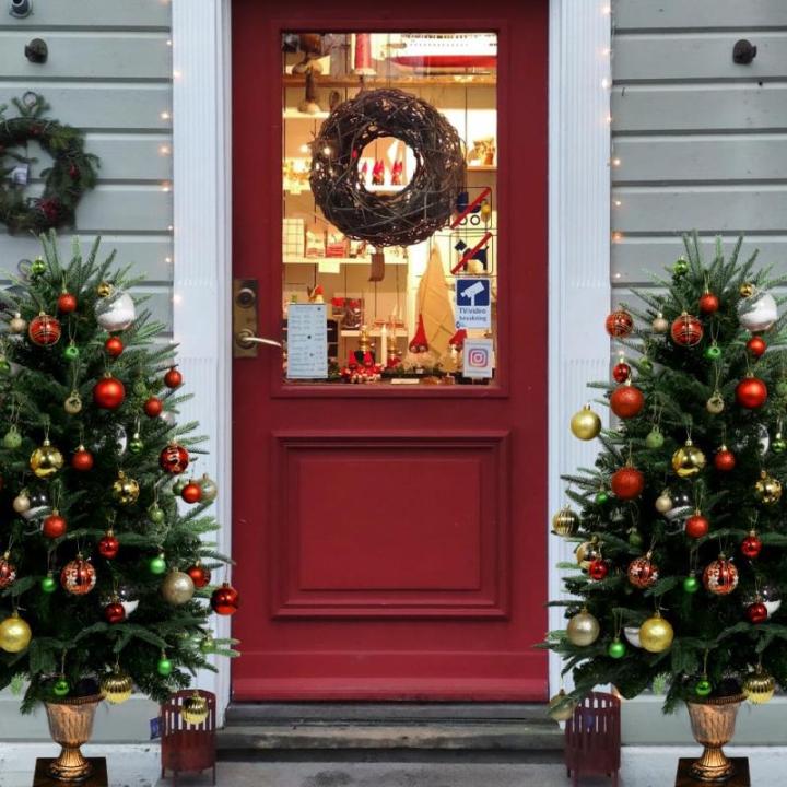 Kunstkerst, groen, 120 cm, 2 soorten dennenblad, 320 takken, 10 meter kerstboom, pvc/PE, bladeren met retro basis voor kerstdecoratie