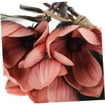 ceramic ornaments 2 Stück künstliche Kunstblumen, Haushaltsdekoration, Blumenstrauß, Dekorationen, Hochzeit, Heimdekoration, simulierte Ornamente, gefälschte Magnolien-Blumen-S