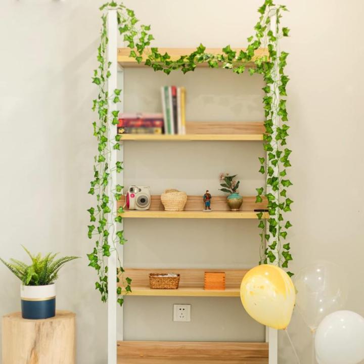 Kunstklimopslinger, 6 stuks, 10,5 m, voor kantoor, keuken, tuin, feest, wanddecoratie