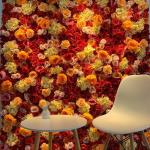 Blumen-Wandpaneel-Hintergrund-Dekor, Rote Künstliche Blumen-Hintergrund Für Hochzeit, Party, Baby-Brautparty, Hängende 3D-Fake-Hortensien-Wanddekoration, Künstliche Hortensie A