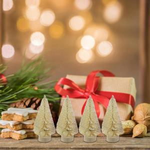 12 Weihnachtsbaum Deko Künstliche Mini-Weihnachtsbäume Aus Sisal,Miniatur Tannenbaum Baum Für Handwerk, Dekoration, Tischdekoration Miniatur Tannenbaum