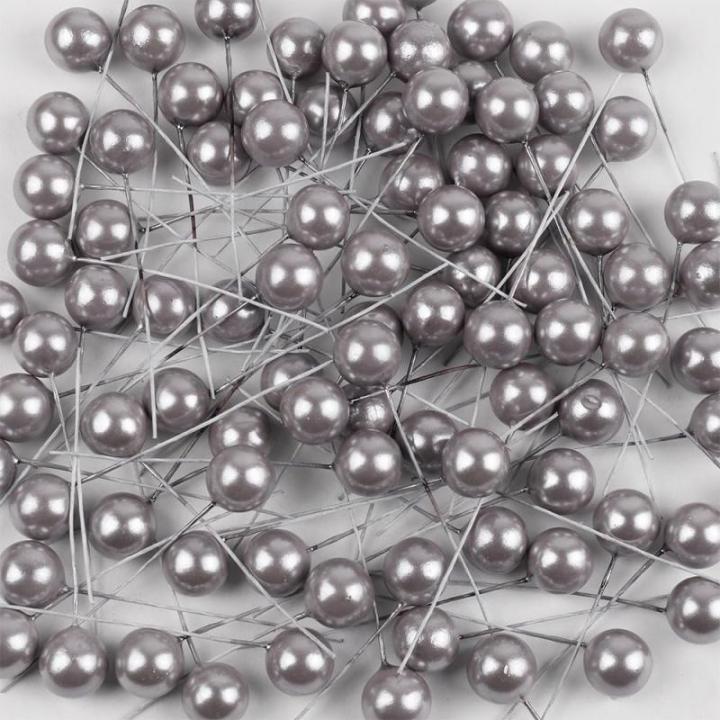 60 Stück Künstliche Beeren 12mm,Dekorative Beerenstiele,Beeren Früchte,für DIY Handwerk Dekoration,Weihnachtsbaum Weihnachtskranz Tischdeko,Hochzeit,Home Decoration,Grau