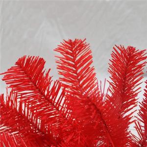 Leichter Tisch-Weihnachtsbaum mit Ständer for kleine Weihnachtsdekoration, PVC-Tannenbaum, Kleiner Weihnachtsbaum, mehrfarbiger künstlicher Weihnachtsbaum(Red,90cm/3ft)