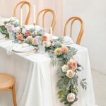 Verschiedene Kunstblumen aus Seide, Gemischte Falsch Blumen Rosen Pfingstrosen Dahlie mit Stiel für DIY Basteln Hochzeitssträuße Tafelaufsätze Kuchenblumen Arrangements Party H