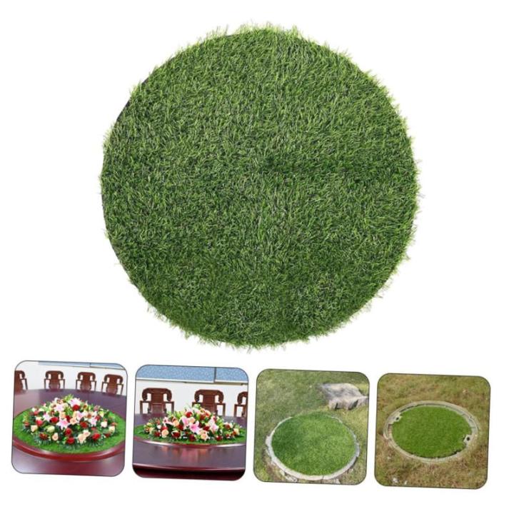 Schachtdeckel Dekoration Rasen Tischset Aus Kunstgras Rasenfläche Realistische Grasteppiche Tischsets Aus Kunstrasen Gefälschte Grasmatte Plastik Esstisch Gefälschte Strohmatte