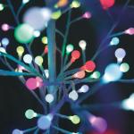 CushHom Led-lichtboom voor binnen en buiten, voor binnen en buiten, kleurrijk licht, lichtdecoratie, IP44, 180 cm, 200 leds