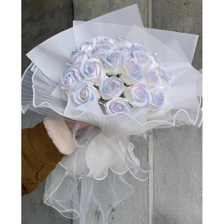 Hochzeitsstrauß for die Braut mit künstlichen Blumen, künstlichen Blumen, Dekorationszubehör for die Hochzeits- und Verlobungszeremonie, künstlicher Blumenstrauß aus Seide(Pu