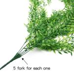 Set van 2 kunsthangplanten Nepwilgenbladeren Ivy Vine Plastic Hangend Treurgroen Hangende plant voor muur Binnen Buitentuin Bruiloft Hangpot Mand Decor