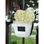 2 stuks hortensia's kunstbloemen ivoor, Ø 19 cm, kunstbloemen, hortensia, als echt voor bruidsbruidsboeketten, huis, kantoor, hotel, feestdecoratie, middenstukken, bloemstukken