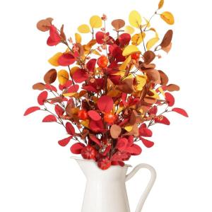 3 stuks kunstherfstbloemen herfstbladeren pompoen kunstplanten herfst binnen buiten boeket herfstdecoratie voor herfst oogst Thanksgiving Halloween