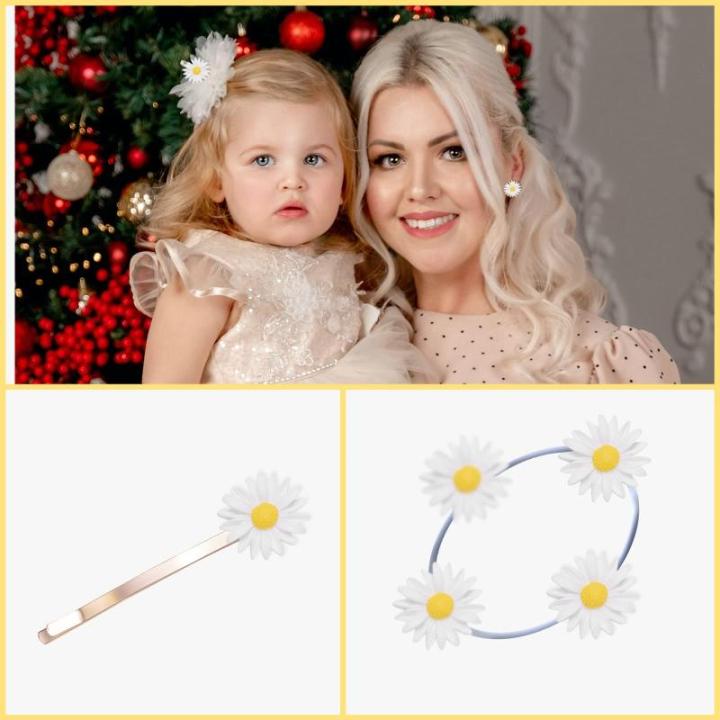 50st Resin Daisy Flower Charms, Plaksteen Hars Daisy Flowers Charms Mini Resin Daisy Flowers Daisy Resin Charms Daisy Embellishments Daisy Flowers for Crafts DIY Decoratie (5 Maten