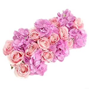 Perfekt für den Innen- und Außenbereich, künstliche Blumen-Wandpaneele zur Dekoration (5#)