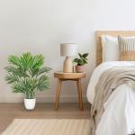 Kunstplant, palm, , kunstpalm, grote tropische esthetische decoratie voor woonkamer, slaapkamer, kantoor, huis (groen, 58 cm)