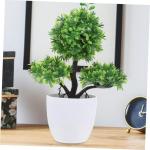 2St simulierte Topfpflanze künstlicher Topfbaum unechter Topiary-Ball kunstpflanze kunstplflanze Zimmerpflanzen künstliche Pflanzen Dekorationen für Wohnzimmer Tischdekoration