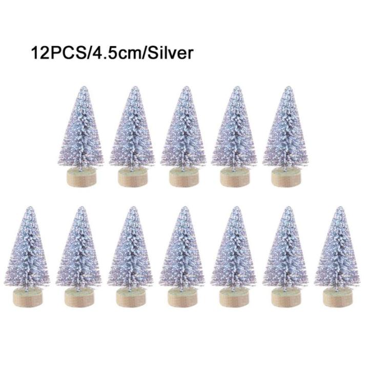 12 Weihnachtsbaum Deko Künstliche Mini-Weihnachtsbäume Aus Sisal,Miniatur Tannenbaum Baum Für Handwerk, Dekoration, Tischdekoration Miniatur Tannenbaum