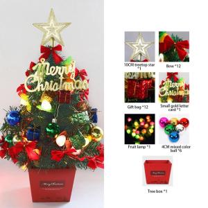 Kerstboom met verlichting 50 cm lichtketting kerstboom mini kerstboom kunstmatige kerstboom kerstdecoratie tafel kerstboom kerstcadeaus