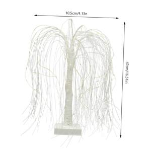 4 Sätze Dekorative Lichter led Tree Light Artificial Tree weihnachtliche tischplatte LED-Licht Baumlichter drinnen künstlicher Baum geführtes künstliches Baumlicht Baum erleuch