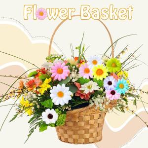 100 stuks kleine madeliefjes, gerbera madeliefjes, , stoffen bloemen, kunstmadeliefjes, ontworpen voor bloemendecoraties, doe-het-zelf (kleurenmengsel)