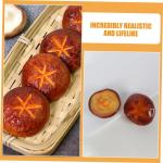 5 Stück Simulierte Shiitake Pilze Foto Pilzmodell Kleiner Gefälschter Pilz Simulationspilz Desktop Pilzmodell Pilz Dekor Simulierte Foto Requisite PVC Dunkelbraun